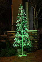 Load image into Gallery viewer, 71&quot; H I/O White Color Changing Flowering Twinkling LED Tree
