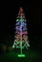 Load image into Gallery viewer, 71&quot; H I/O White Color Changing Flowering Twinkling LED Tree
