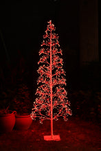 Load image into Gallery viewer, 71&quot; H I/O White Color Changing Flowering Twinkling LED Tree
