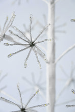 Load image into Gallery viewer, 71&quot; H I/0 White Flowering Twinkling LED Tree
