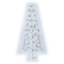 Load image into Gallery viewer, 48&quot; H I/O White Flowering Twinkling LED Tree
