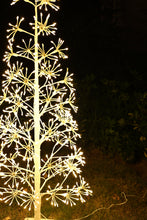 Load image into Gallery viewer, 48&quot; H I/O White Flowering Twinkling LED Tree
