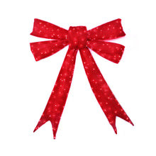 Load image into Gallery viewer, 83 Inch Red Lighted Bow
