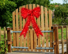 Load image into Gallery viewer, 63 Inch Red Lighted Bow
