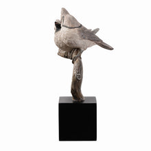 Load image into Gallery viewer, 53008-B - Couple Crested Tit On Branch Lifelike Bird Resin Home Tabletop Decor
