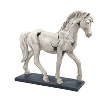 Load image into Gallery viewer, Cracked Finish Horse Sculpture
