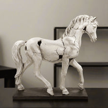 Load image into Gallery viewer, Cracked Finish Horse Sculpture

