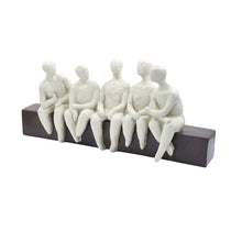 Load image into Gallery viewer, Abstract Seated Figures Sculpture
