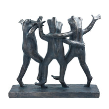 Load image into Gallery viewer, Dancing Frog Trio Sculpture
