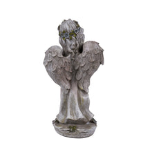 Load image into Gallery viewer, 75583-GY - ANGEL CHILD STANDING HOLDING BIRD
