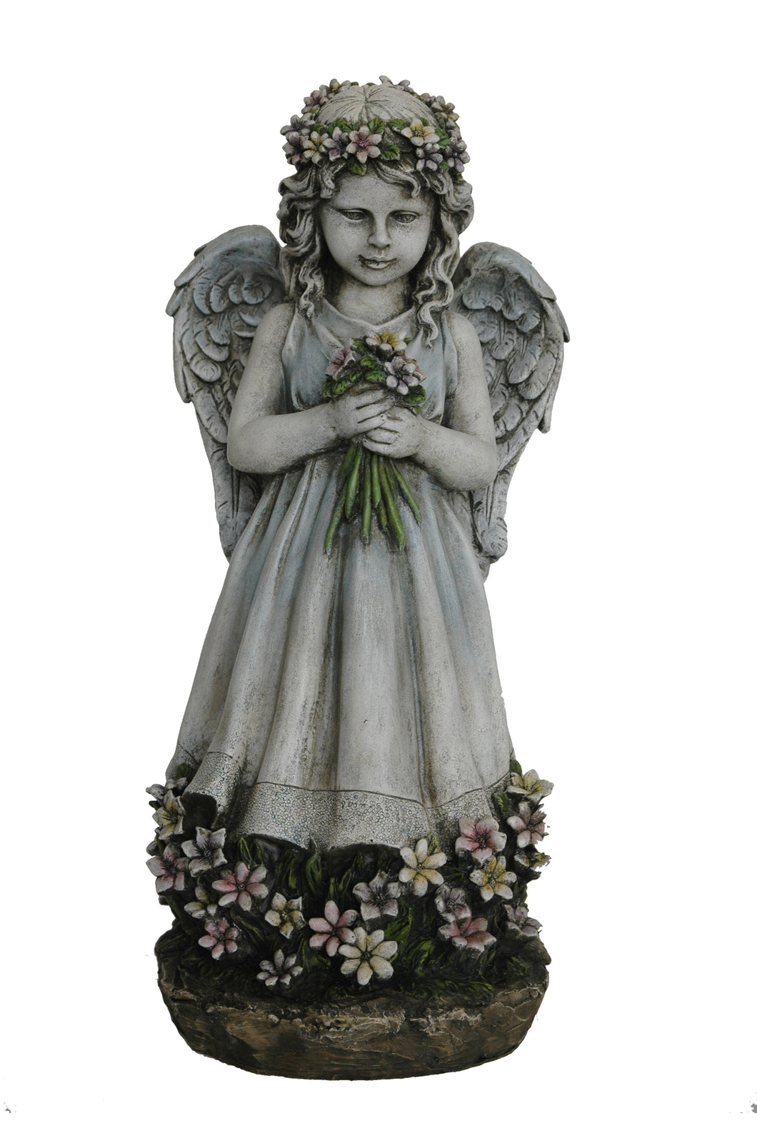 ANGEL HOLDING FLOWERS