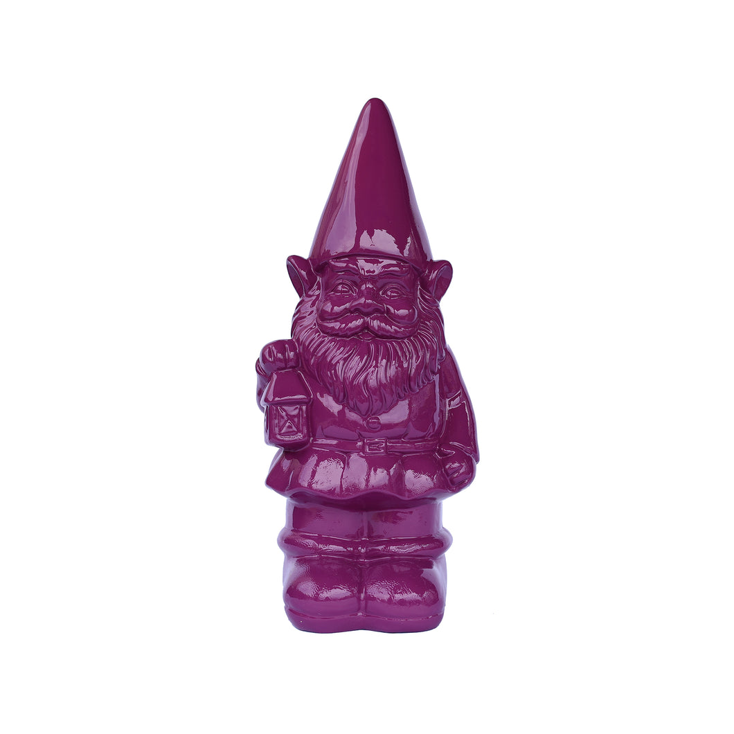 GNOME AND LANTERN DECOR