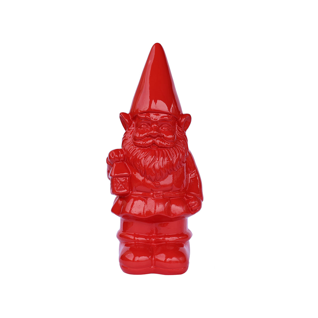 GNOME AND LANTERN DECOR