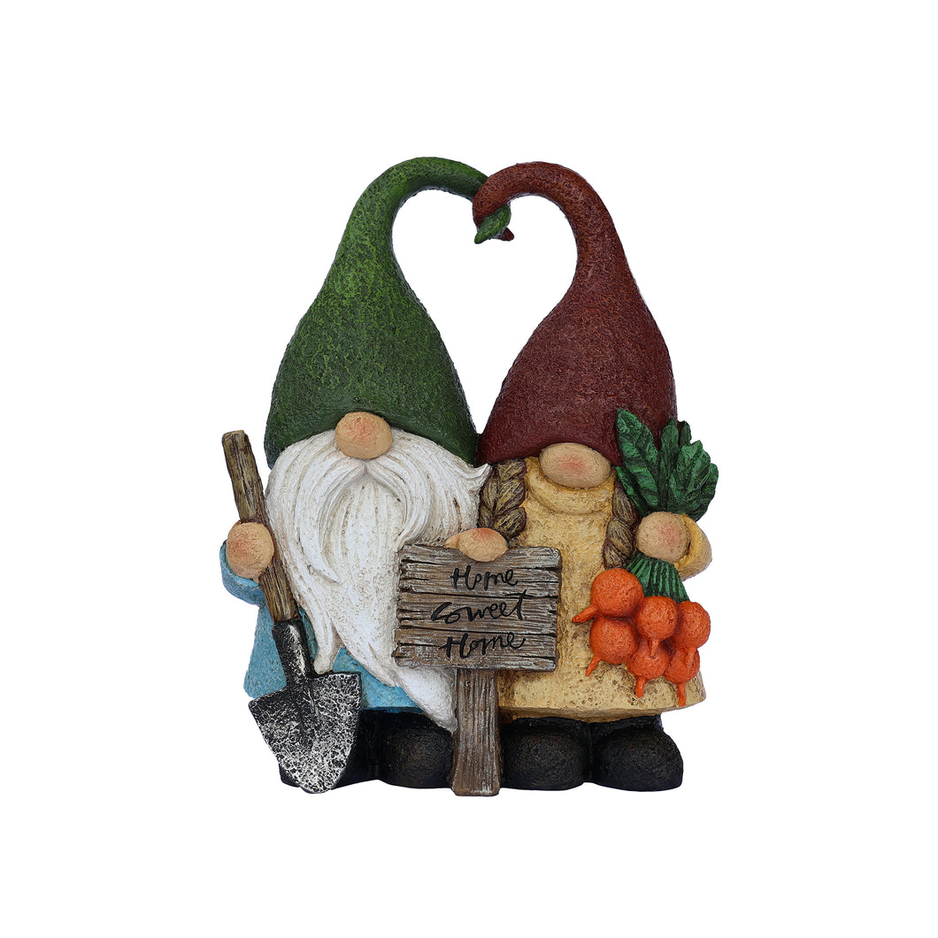 GARDEN GNOME COUPLE DECOR