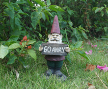 Load image into Gallery viewer, 75616-N - GNOME HOLDS GO AWAY SIGN
