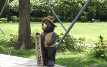 Load image into Gallery viewer, 75619-A - BEAR STANDING W/WELCOME SIGN
