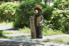 Load image into Gallery viewer, 75619-A - BEAR STANDING W/WELCOME SIGN
