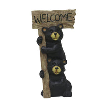 Load image into Gallery viewer, 75619-Q - Stacking Bears with Welcome Sign for Garden or Home
