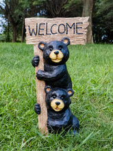 Load image into Gallery viewer, 75619-Q - Stacking Bears with Welcome Sign for Garden or Home
