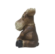 Load image into Gallery viewer, 75624-C - Sitting Moose Garden Statue Decor
