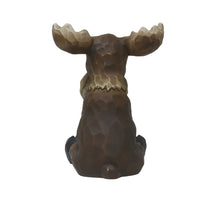 Load image into Gallery viewer, 75624-C - Sitting Moose Garden Statue Decor
