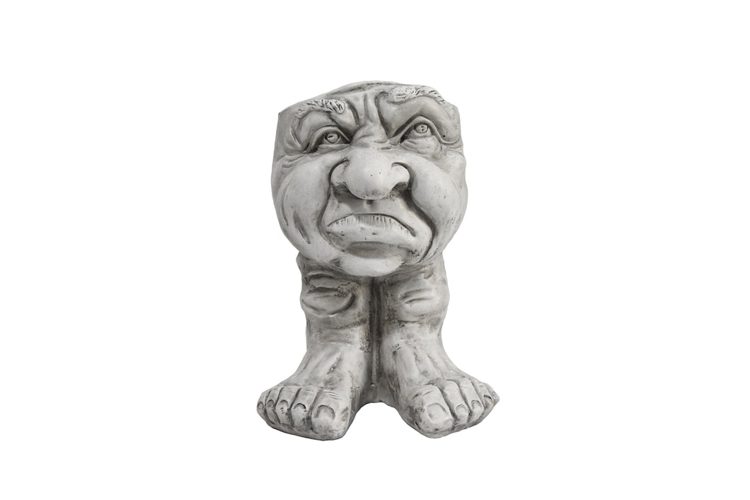 75641-B - Laughing Greenery: Sprout Smiles with Our Hilarious Funny Man Planter Pot