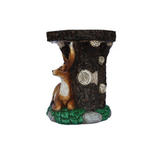 Load image into Gallery viewer, 75643-A - Solar Elk Statue Stump Plant Stand
