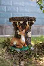 Load image into Gallery viewer, 75643-A - Solar Elk Statue Stump Plant Stand
