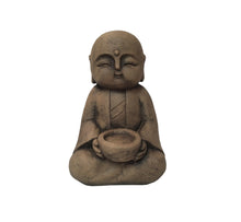 Load image into Gallery viewer, 77122-G - SITTING LUCKY JAPANESE JIZO W/ BOWL
