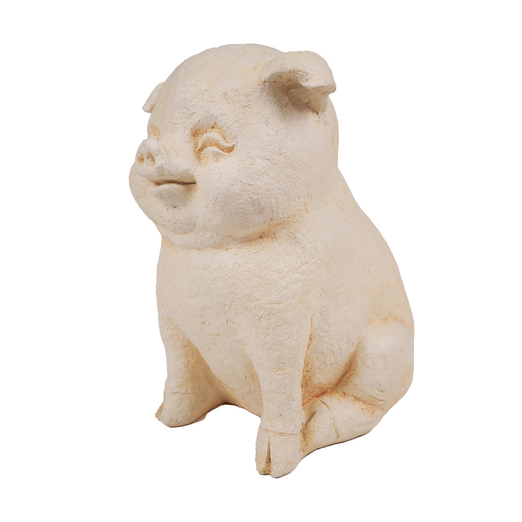 77131-D - SERENE OINKER CLASSIC CURLED SITTING PIG