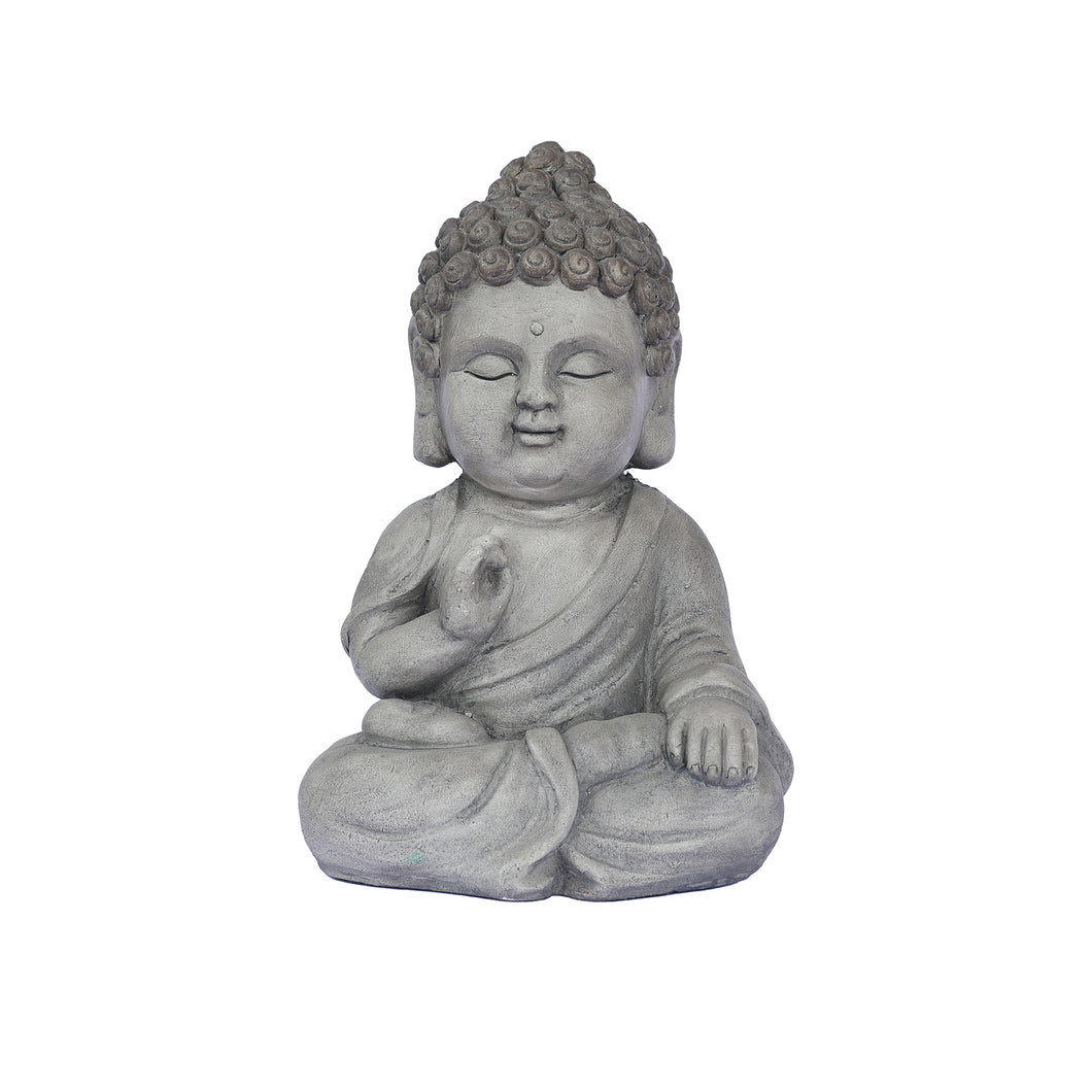 77136-A - 14in Meditating Buddha Statue