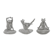 Load image into Gallery viewer, Yoga Frog Figurine Set

