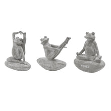 Load image into Gallery viewer, Yoga Frog Figurine Set
