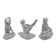 Load image into Gallery viewer, Yoga Frog Figurine Set

