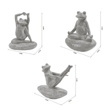 Load image into Gallery viewer, Yoga Frog Figurine Set
