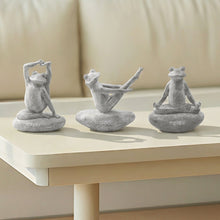 Load image into Gallery viewer, Yoga Frog Figurine Set
