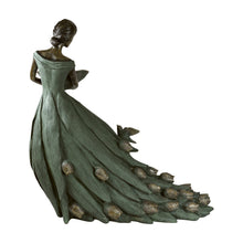 Load image into Gallery viewer, Lady in Tulip Dress Bird Feeder Statue
