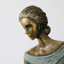 Load image into Gallery viewer, Lady in Tulip Dress Bird Feeder Statue
