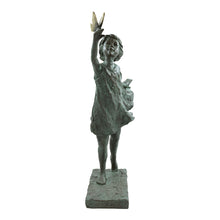 Load image into Gallery viewer, Girl with Butterfly Sculpture

