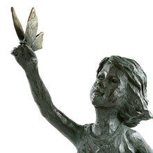 Load image into Gallery viewer, Girl with Butterfly Sculpture
