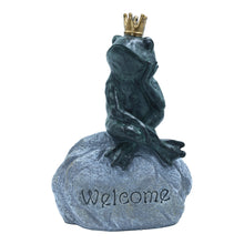 Load image into Gallery viewer, Frog Prince Welcome Garden Statue

