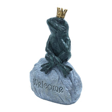 Load image into Gallery viewer, Frog Prince Welcome Garden Statue

