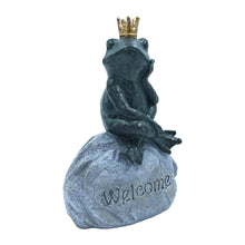 Load image into Gallery viewer, Frog Prince Welcome Garden Statue
