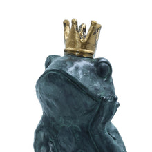 Load image into Gallery viewer, Frog Prince Welcome Garden Statue
