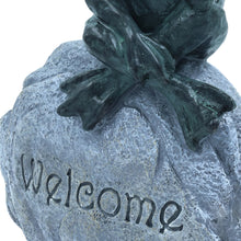 Load image into Gallery viewer, Frog Prince Welcome Garden Statue
