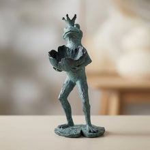 Load image into Gallery viewer, Frog Prince Bird Feeder
