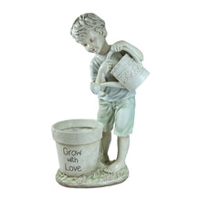Load image into Gallery viewer, Boy with Watering Can Planter Statue
