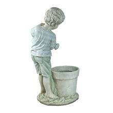 Load image into Gallery viewer, Boy with Watering Can Planter Statue
