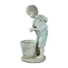 Load image into Gallery viewer, Boy with Watering Can Planter Statue
