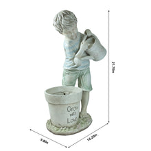 Load image into Gallery viewer, Boy with Watering Can Planter Statue
